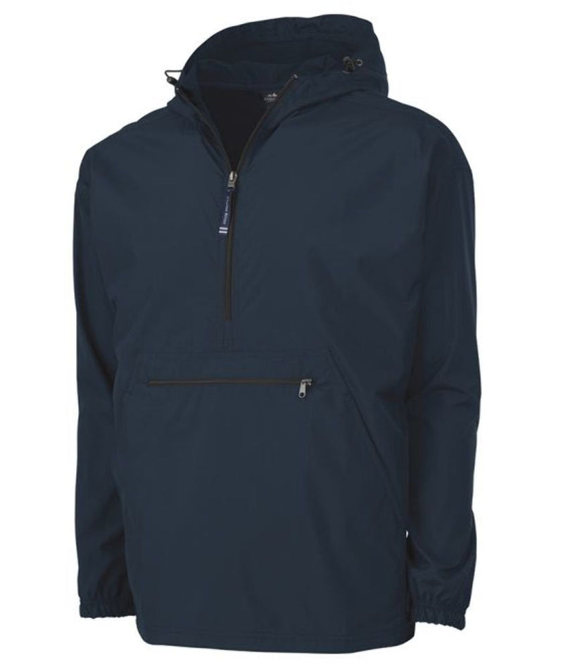 Charles River Apparel Pack-N-Go Wind & Water-Resistant Pullover (Reg/Ext Sizes) X-Large Navy - BeesActive Australia
