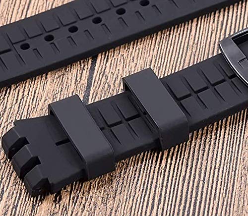 8 Pcs Black Rubber Watch Band Loop Sillicon Watch Strap Keeper Replacement Holder Retainer 12mm 14mm 16mm 18mm 20mm 22mm 24mm 26mm - BeesActive Australia