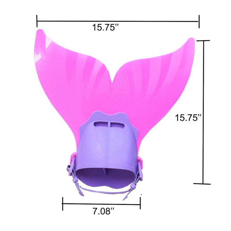GALLDEALS Mermaid Monofin, Swim Fin for Kids, Girls, Boys, Monofin Mermaid Tails for Swimming Pink Kid Size - BeesActive Australia