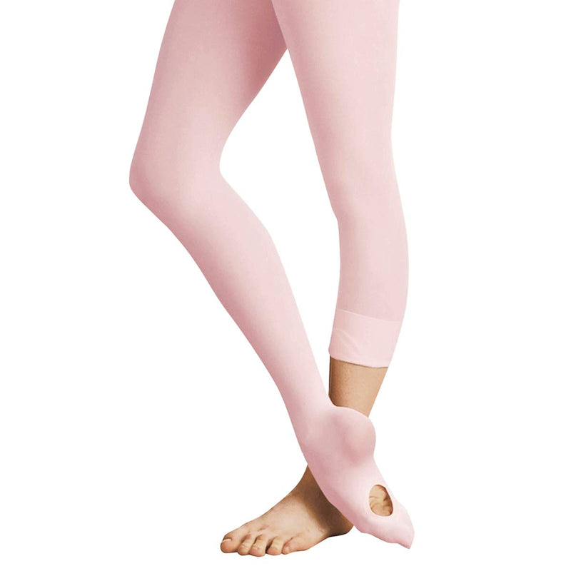 2 Pairs Girls' Ultra Soft Pro Dance Tights Ballet Transition Daily Student Tights (Toddler/Little Kid/Big Kid) 8-10 Years Pink 1 Pair - BeesActive Australia