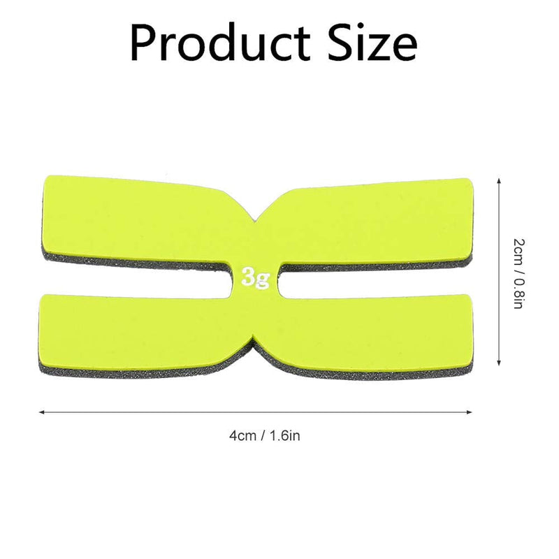 Lixada 6Pcs 3g Tennis Racket Weight Balance Strips Silicone Tennis Racquet Tapes - BeesActive Australia