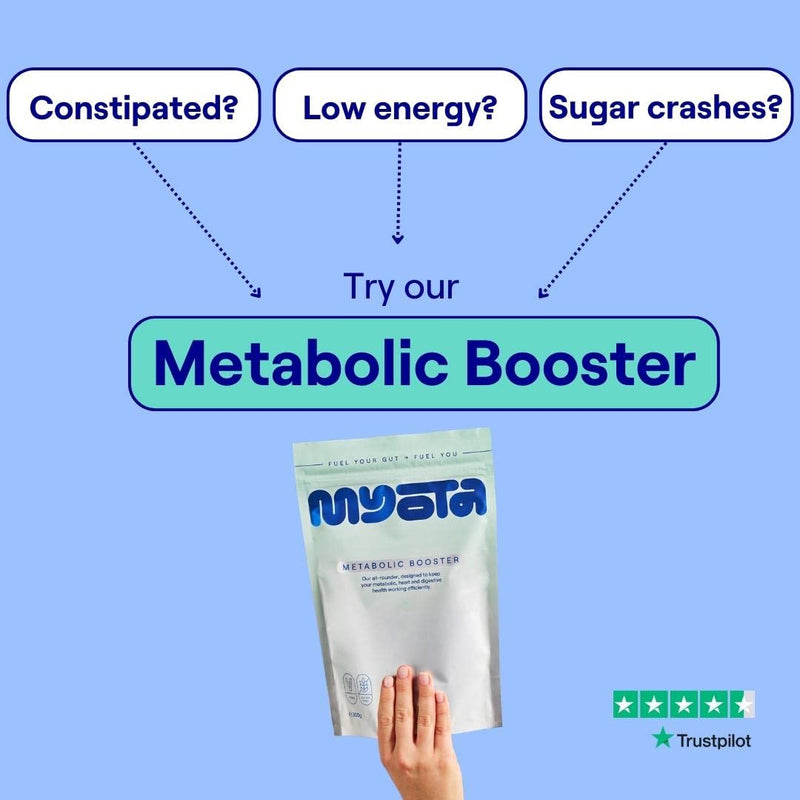 Prebiotic Fibre Supplement, Supports Digestive Health, Heart Health & Energy, 1/3 NHS Daily Fibre. 300g myota Metabolic Booster. Suitable for Adults and Kids. Gluten Free, Non-GMO, 100% Natural. - BeesActive Australia