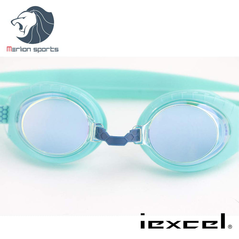 [AUSTRALIA] - LANE4 iexcel Performance & Fitness Junior Swim Goggle - Hydrodynamic Design, Anti-Fog UV Protection for Adults Men Women IE-VX-957 -2.5 