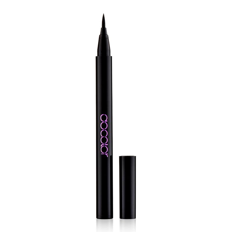 Waterproof Liquid Eye liner Pen, Docolor Eyeliner Pencil Makeup Eye Tool Black Black1 - BeesActive Australia