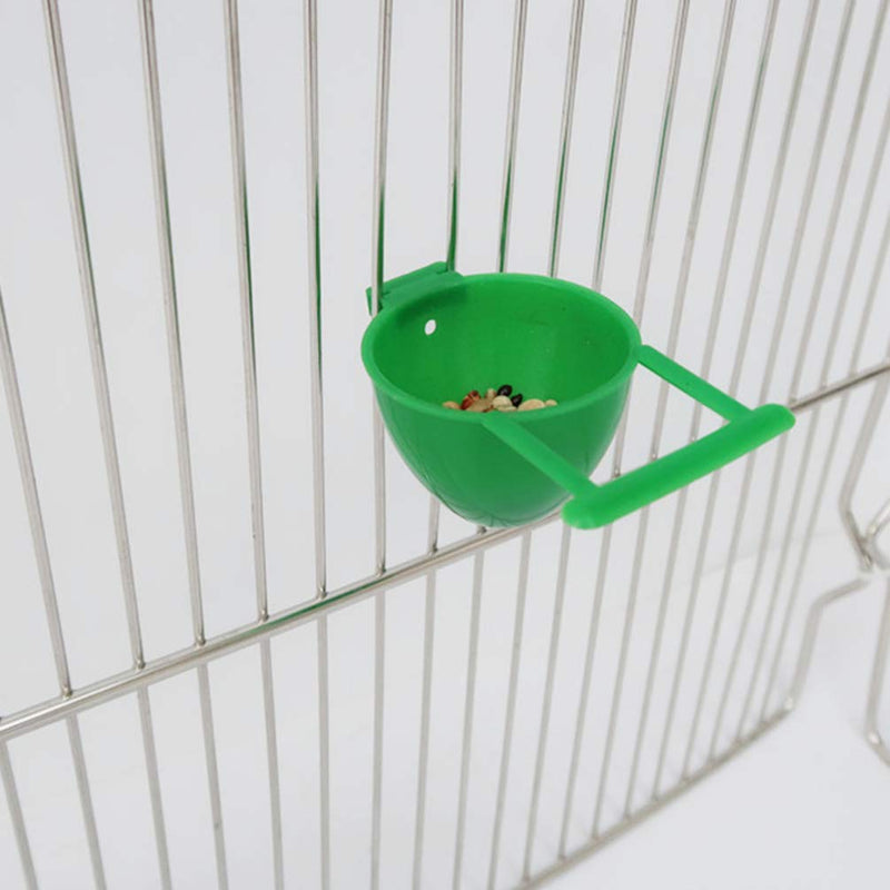 balacoo 10Pcs Bird Feeding Cups Bird Cage Feeders Parrot Feeding Bowls Water Bowl Bird Cage Accessory for Bird Parrot Macaw - BeesActive Australia