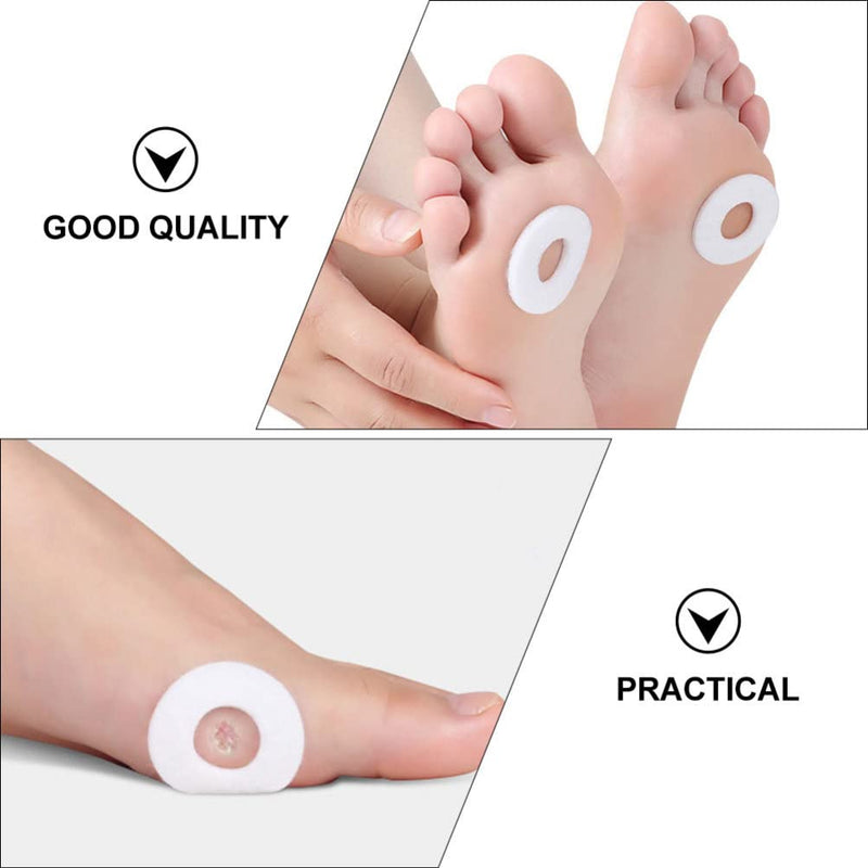 Minkissy 4 Sheets Corn Cushion Round Oval Felt Callus Pad Wear- Resistant Feet Treatment Pad Foot Care Supplies for Foot Corn Removal - BeesActive Australia