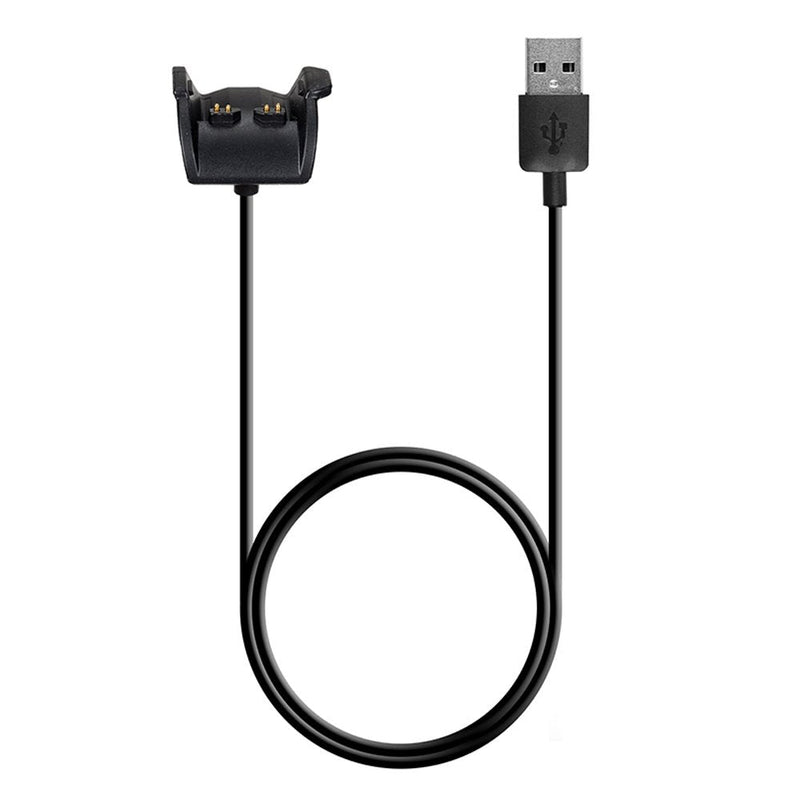 Kissmart Compatible with Vivosmart HR Charger (2PCS), Replacement Charging Cable Cord for Garmin Vivosmart HR/Garmin Vivosmart HR+ (Black - 2PCS) - BeesActive Australia