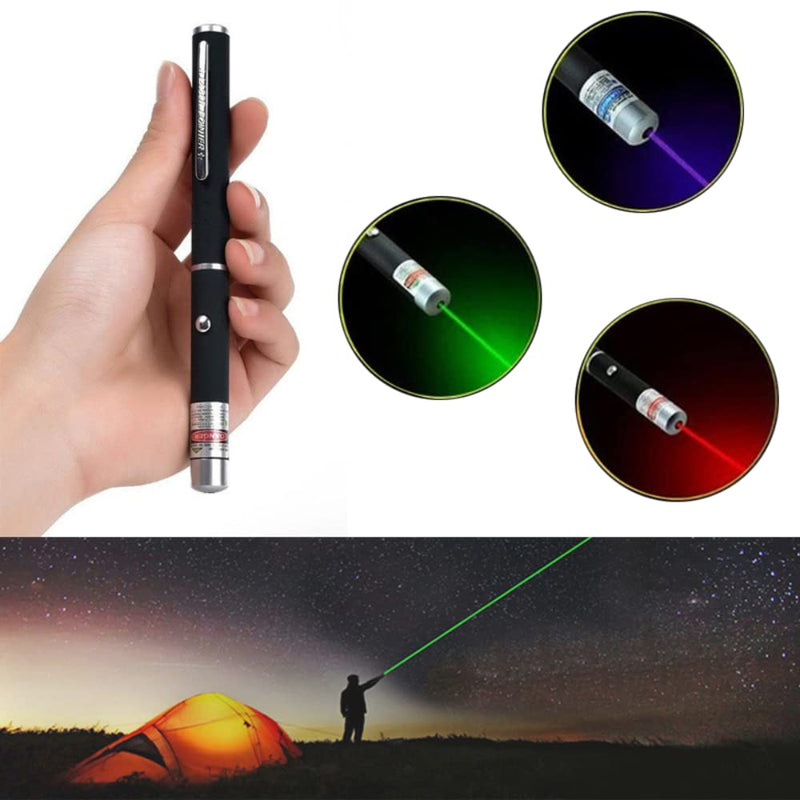 Laser Pointer for Cats Dogs Pet Interactive Toys Laser Presentation Remotes Red Green Purple Light Laser Pointer for Cats Chargeable 1 PCS Pack Red Light USB Rechargeable - BeesActive Australia
