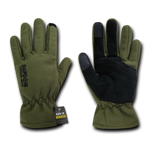 [AUSTRALIA] - RAPDOM Tactical Breathable Fleece Gloves Medium Olive Drab 