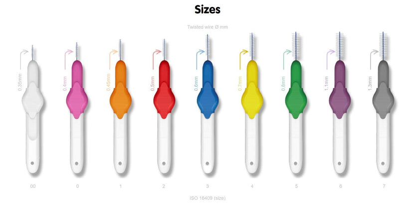Stoddard Icon Red Standard Interdental Brush - 8 Bush Plus 2 Free Brush in 1 Pack - BeesActive Australia