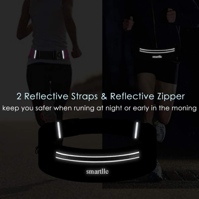 [AUSTRALIA] - Smartlle Running Belt, Fanny Pack, Adjustable Waist Bag Pouch for iPhone 11/11 Pro/11 Pro Max/XR/XS Max/XS/X/8 7 6S Plus, Samsung Galaxy S/Note/A, Moto, all mobiles up to 6.7'' for Men and Women 