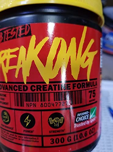 MUTANT CREAKONG, Creatine Supplement and Workout Boost Absorption Accelerator with No Fillers, 300g (0.66 lb) - BeesActive Australia