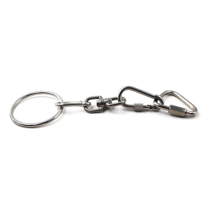 Flomore Delta Quick Link 304 Stainless Steel Triangle Quicklink Chain Connector Screw Lock Carabiner M4 - BeesActive Australia