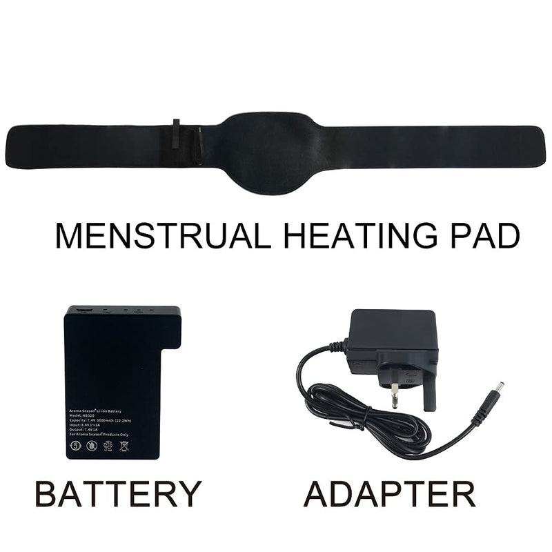 Aroma Season Cordless Electric Heating Pad, Instant Heating, Three Heat Settings, Great for Period Cramps, Auto Shut Off Portable Rechargeable - BeesActive Australia