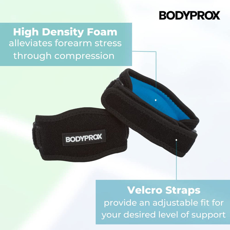 Bodyprox Elbow Brace 2 Pack for Tennis & Golfer's Elbow Pain Relief - BeesActive Australia