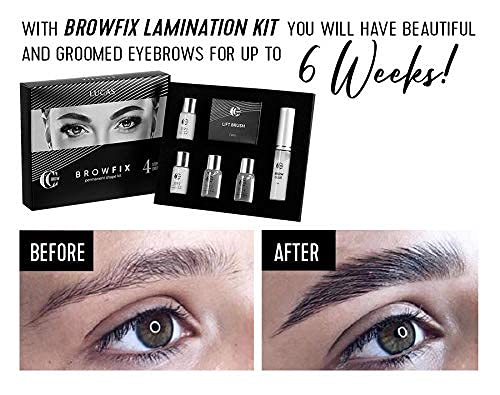 Brow Lamination Kit Browfix, Professional Eyebrow Lift Kit, Salon-Like Brow Perm Kit Perfect Brows With Long Lasting Effect, Eyebrow Lamination, Instant Fuller Eyebrows, Laminate - BeesActive Australia