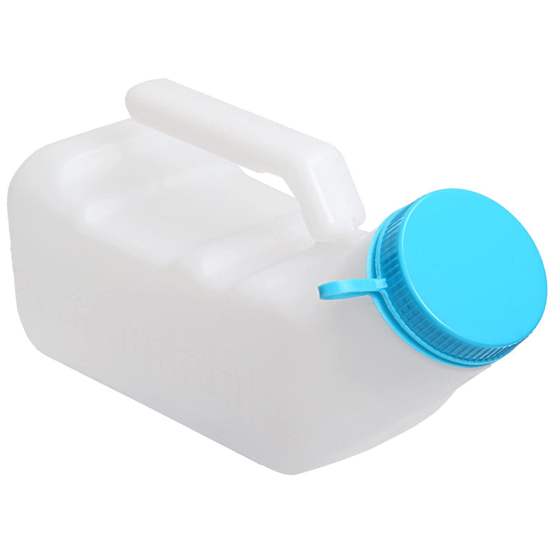 Tovee Men Urinal Glow in The Dark,1000ml Thick Pee Bottles with Lid,Spill Proof Urinal Bottle for Car,Hospital,Elderly & Incontinence 1 Pack - BeesActive Australia