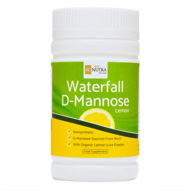 D-Mannose & Organic Alkalising Lemon Juice Powder 50g - Great Tasting & Lemon Sherbert Flavour - SC Nutra (Sweet Cures) - BeesActive Australia