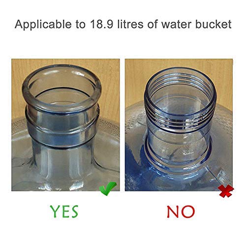 WINBOB 10PCS 55mm 3 and 5 Gallon Non-Spill Caps,Replacement Water Bottle Snap On Cap Anti Splash Peel - BeesActive Australia