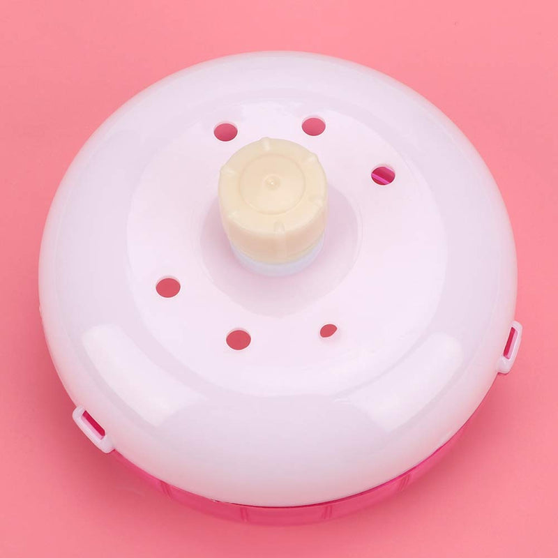 Hamster Running Toy, Plastic Exercise Wheel Super Silent Roller Exercise Running Wheel Toy Rest House Nest Play Toy for Gerbils Chinchillas Hedgehogs Other Small Animals(Pink) pink - BeesActive Australia