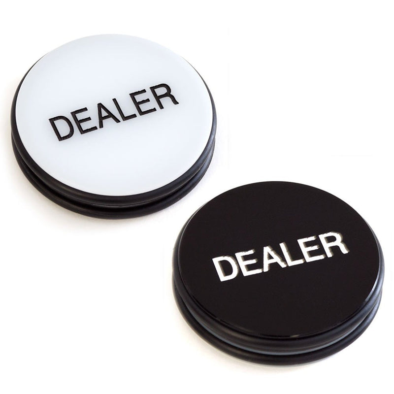 GSE Games & Sports Expert 3-Inch Double-Sided Casino Grade Acrylic Poker Dealer Puck Button - BeesActive Australia