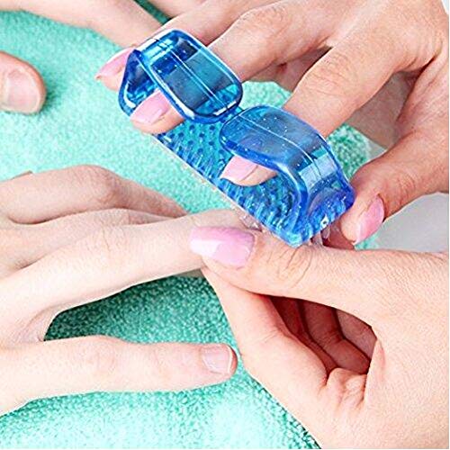 DNHCLL 4PCS 4 Colors Translucent Handle Nail Brush Nail Hand Scrubbing Cleaning Brush For Men And Women,Handle Grip Nail Brush. - BeesActive Australia