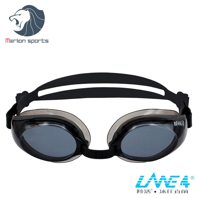 LANE4 A360 Swim Goggle for Adults IE-36055 Smk/Blk - BeesActive Australia