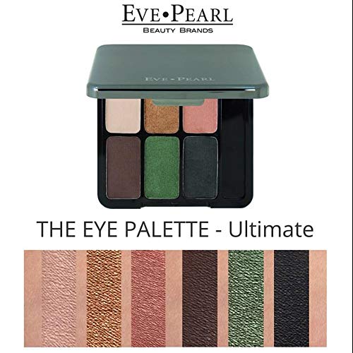 EVE PEARL Ultimate Eye Palette with Liner And Dual Brush Kit Smudgeproof Eyeliner Long Lasting Brows Eyeshadow Brush Makeup Set - BeesActive Australia