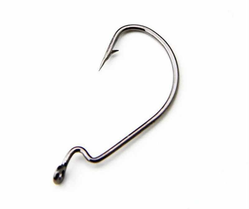 Toasis Fishing EWG Offset Soft Lure Worm Hook Assorted Sizes Pack of 50 4/0 - BeesActive Australia