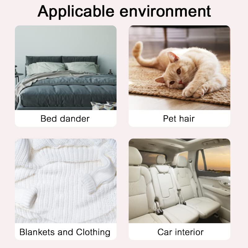 M&R,Pet Hair Remover Brush-Portable & Reusable Animal Hair Removal Brush for Dogs and Cats Easy to Clean Fixed Areas Pet Fur from Carpet, Furniture, Bed & Sofa and for Clothes and Car Seats Blue - BeesActive Australia