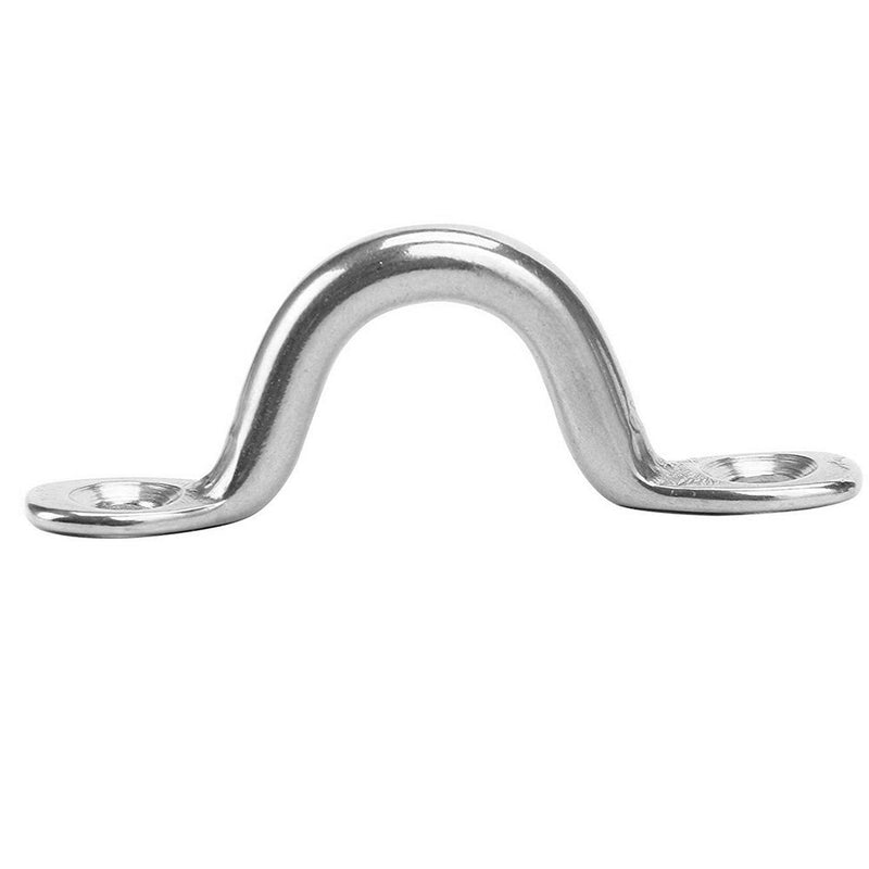 [AUSTRALIA] - Amadget Bimini Boat Top PAD Eye, 316 Stainless Steel Eye Straps Tie Down Kayak Deck Loops (Pack of 10) 