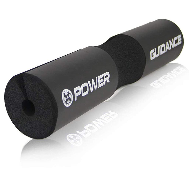 POWER GUIDANCE Barbell Squat Pad - Neck & Shoulder Protective Pad - Great for Squats, Lunges, Hip Thrusts, Weight Lifting & More - Fit Standard and Olympic Bars Perfectly Black - BeesActive Australia