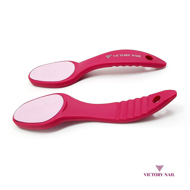 VICTORY NAIL 1PCS Medium and rough Grit ceramic pink foot File Double-sided callus removal - BeesActive Australia