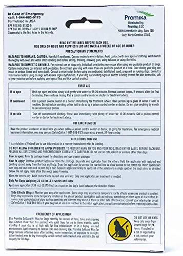 ZoGuard Plus Flea and Tick Prevention for Dogs (Medium - 23-44 lb) 3 Dose - BeesActive Australia