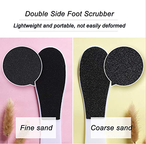 Agirlvct 10 Pack Foot Scrubber, Double Side Foot Rasp Foot File and Callus Remover, Foot Care Pedicure Tool to Remove Dead Skin for Shower Women Girls Mother Manicure Store Beauty Shop Pedicure - BeesActive Australia