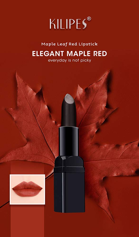 Natural Moisturizing Lipstick, Lip Makeup, Nourishing Lip Stick Moisturizer Hydrating Lipstick Lip Gloss Balm with Vitamin E (Maple Leaf Red) Maple Leaf Red - BeesActive Australia