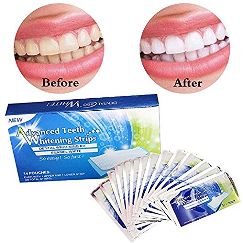 KAV PLUS PROFESSIONAL ADVANCED TEETH WHITENING STRIPS HOME TOOTH BLEACHING WHITENING STRIPS with CREST 3D WHITE BRILLIANCE WHITE TOOTHPASTE (STRIPS NOT MADE BY CREST) - BeesActive Australia