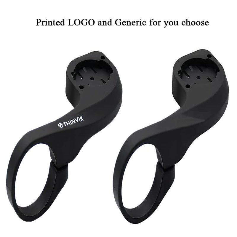 Thinvik Out Front Bike Computer Mount for Garmin Edge 830 820 810 800 530 520 Plus 520 510 500 200 130 25 GPS Compatible with 31.8mm 25.4mm Handlebar Black_Garmin mount - BeesActive Australia
