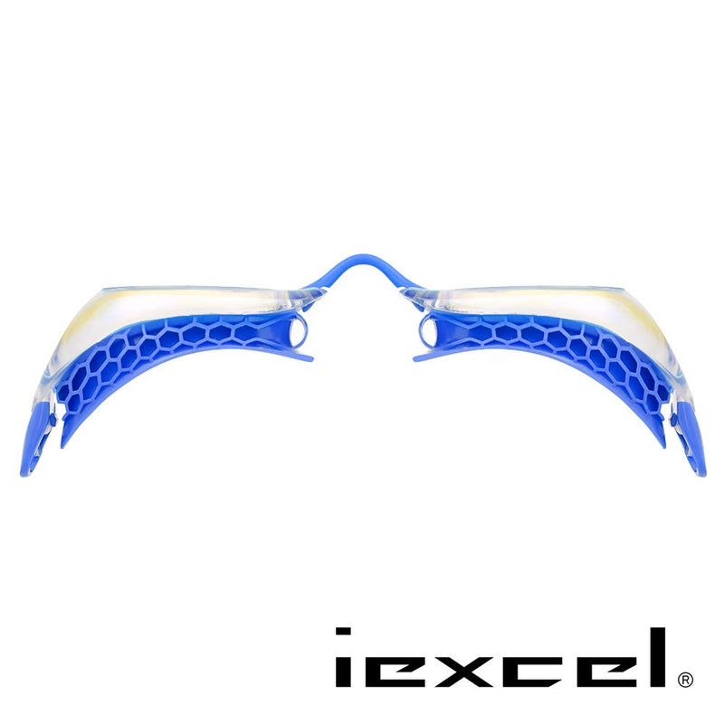 [AUSTRALIA] - LANE 4 iexcel Performance & Fitness Swim Goggle - Hydrodynamic Design, Anti-Fog UV Protection for Adults Men Women VX-940 -5.0 