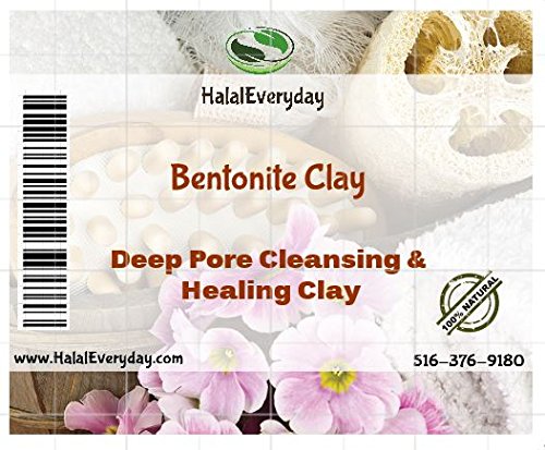 Bentonite Clay -Deep Pore Cleansing Healing Clay 1 Pound - Indian Healing Clay - Century old formula for skin rejuvenation and detoxification - Cosmetic Grade - BeesActive Australia
