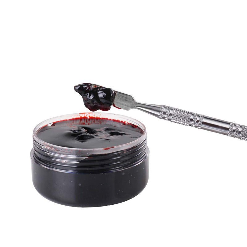 MEICOLY 30g Halloween Coagulated Blood Gel with Stipple Sponge Party Artificial Fake Blood Film Makeup Cosplay - BeesActive Australia
