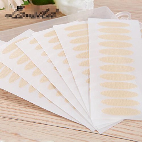 240Pairs(120Pairs Slim+120 Pairs Wide) Lace Style Natural Invisible Single Sided Double Eyelid Tape Self-Adhesive Eyelid Stickers Instant Eye Lift Strips With Y Fork for Hooded Mono-eyelid(Skin Color) - BeesActive Australia