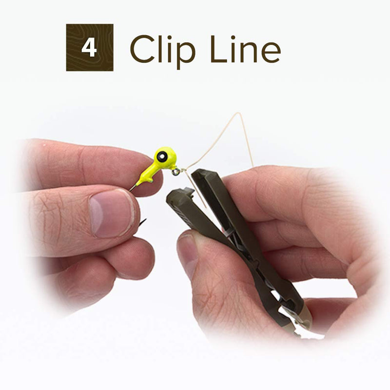 [AUSTRALIA] - TYEPRO Fly & Ice Knot Tying Fishing Tool with Soft Grip, Stainless Steel Line Cutting Clipper (FREE Breakaway Lanyard and O-ring Included, for additional clamping force)...All American-Made 