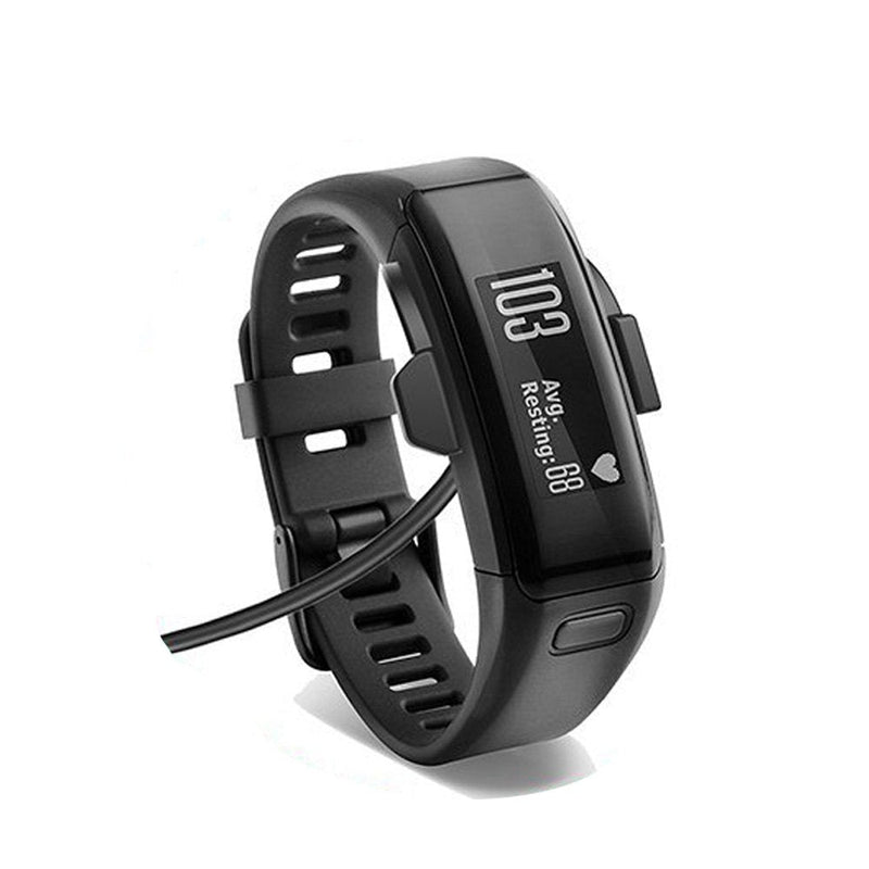 EXMRAT for Garmin Vivosmart HR Charger, Replacement Charging Cable for Garmin Vivosmart HR / Vivosmart HR Plus Activity Tracker Regular Fit (Black) - BeesActive Australia