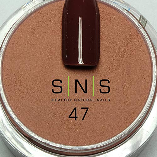 SNS Nails Dipping Powder Gelous Color - 47 - Hazelnut Coffee - 1oz - BeesActive Australia