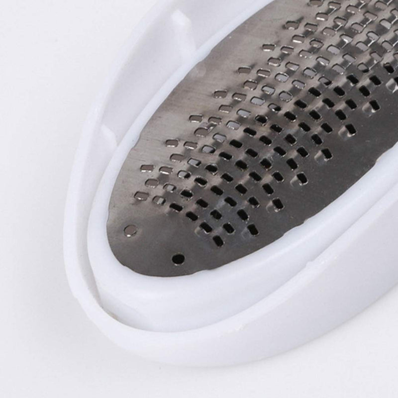 Creative Egg Foot Grinder Portable Egg Callus Remover Durable Manual Pedicure Tools For Dead Skin Removal White - BeesActive Australia