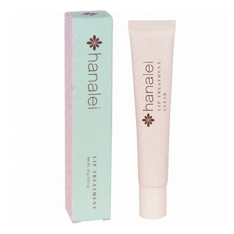 Lip Treatment by Hanalei, Made with Kukui Oil, Shea Butter, Agave, and Grapeseed Oil Soothe Dry Lips, (Cruelty free, Paraben Free) MADE IN USA. Clear (15g/15ml/0.53oz) Clear (15g) - BeesActive Australia