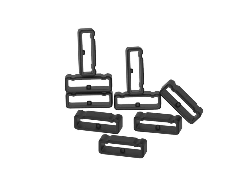 FitTurn Band Keeper Fastener Ring Rubber Buckle Holder Strap Silicone Fastening Security Loop Compatible with Suunto 9/Core/Baro/Ambit/Ambit 2/ Ambit3/Spartan Sport/Traverse Bands Accessories (6pack) 6pack - BeesActive Australia