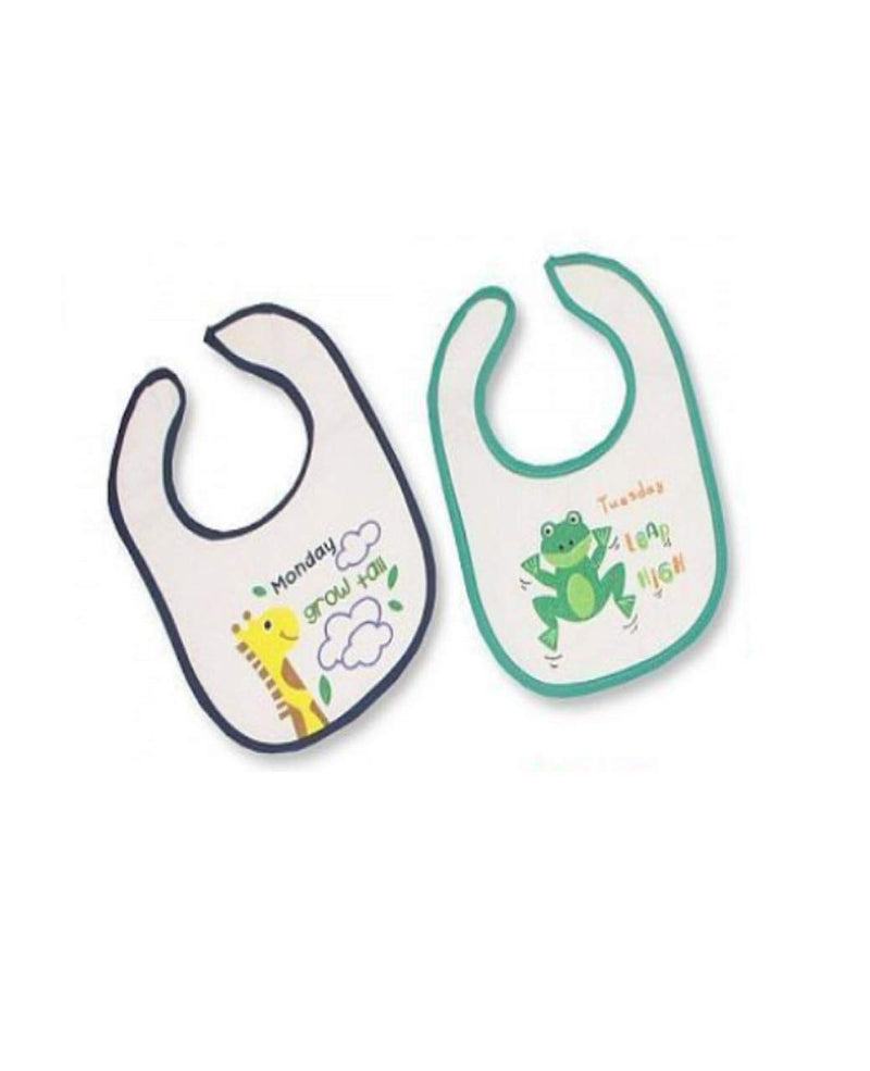 Baby Bibs 7 Days of The Week Bibs Boys and Girls Options 0-6 Months (Boys 7 Days) Boys 7 days - BeesActive Australia