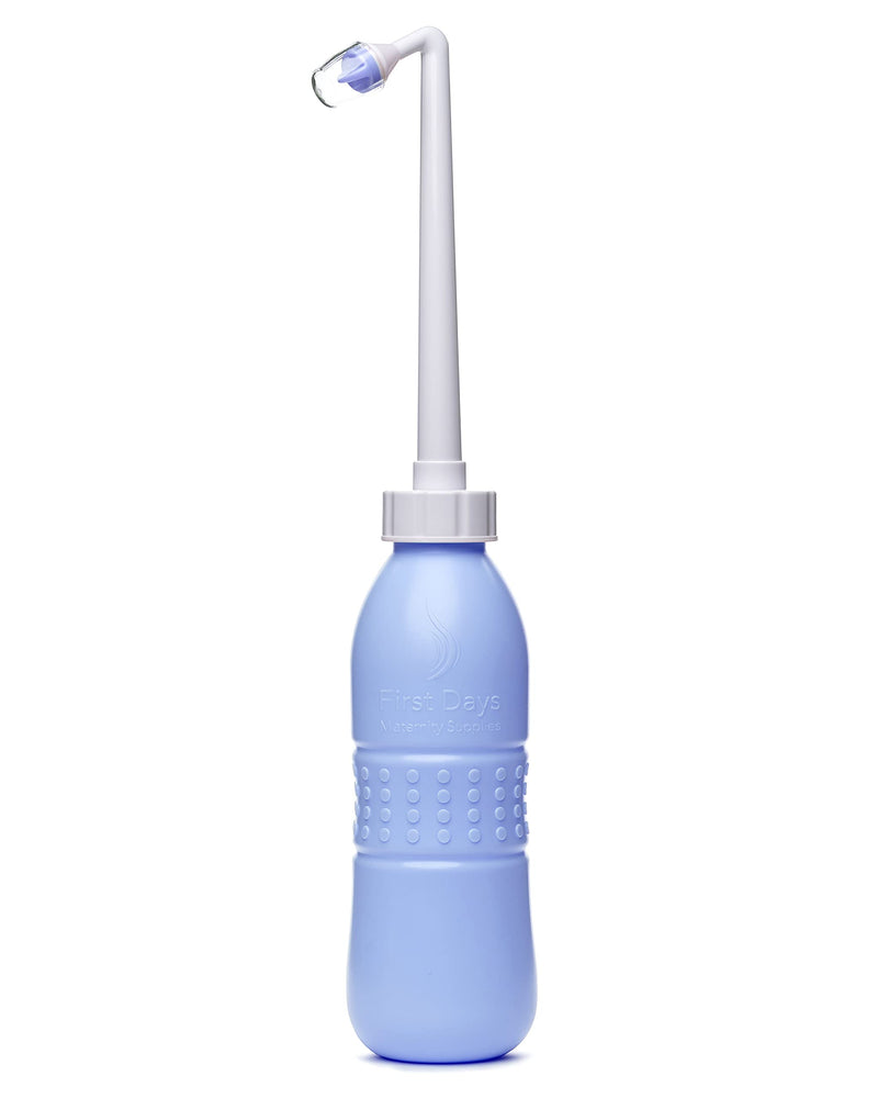 First Days Maternity - Maxi Peri Bottle - Large 650ml Capacity - Hospital Bag Essential for Postpartum Care (Blue) Blue - BeesActive Australia